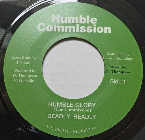 "Deadly" Headley Bennett : Humble Glory / Freewill (7", Single, RE)
