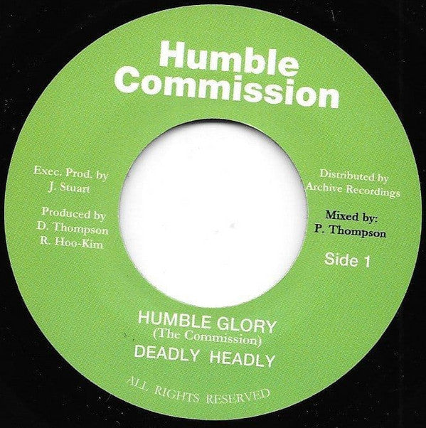 "Deadly" Headley Bennett : Humble Glory / Freewill (7", Single, RE)