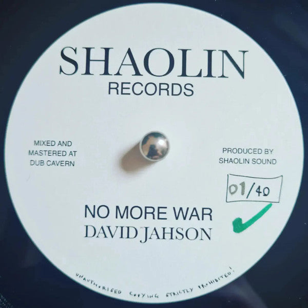 David Jahson : No More War (7", Ltd, Pol)