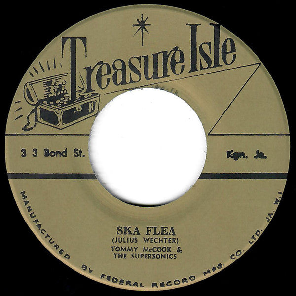 Tommy McCook & The Supersonics  /  Lloyd Williams (5) with Tommy McCook & The Supersonics : Ska Flea / I Wish I Had Someone (7", Ltd, RM)