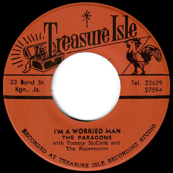 The Paragons With Tommy McCook And The Supersonics* / Tommy McCook & The Supersonics : I'm Worried Man / Soul Style (7", Ltd, RM)