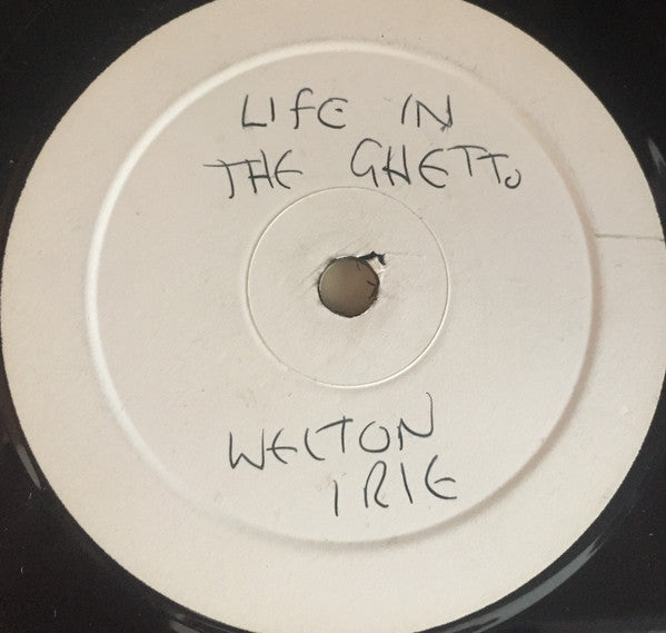 Welton Irie : Living In The Ghetto (10", Single, W/Lbl)