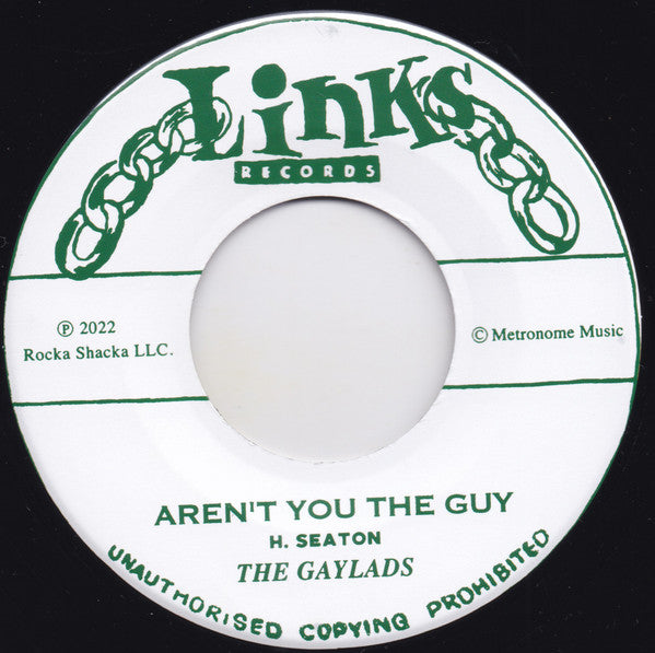 Ken Boothe & Shorty Perry / The Gaylads : Can't You See Version / Aren't You The Guy (7")