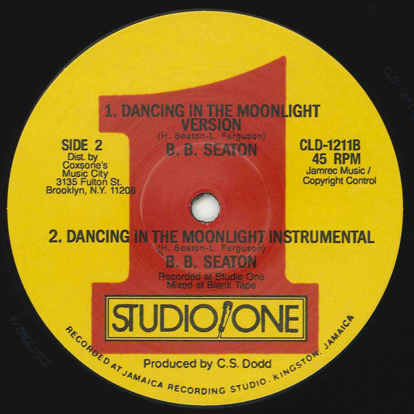 B.B. Seaton : Dancing In The Moonlight (12", Ltd, RE)