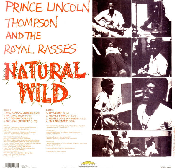 Prince Lincoln Thompson And The Royal Rasses : Natural Wild (LP, RE, Gre)