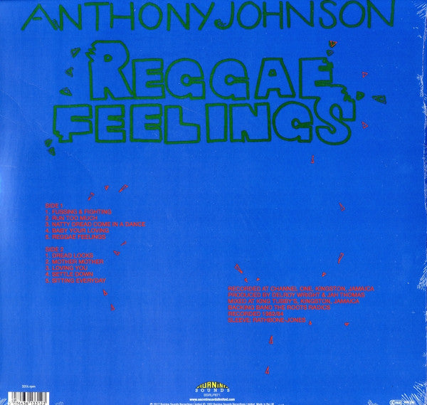 Anthony Johnson : Reggae Feelings (LP, RE, 180)