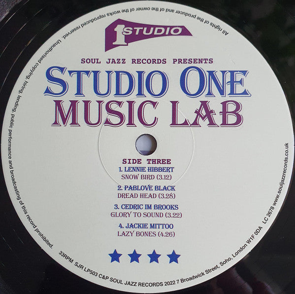 Various : Studio One Music Lab (2xLP, Comp)