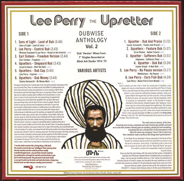 Various : Lee Perry The Black Emperor Vol.2 Dubwise (LP, Album, Comp)