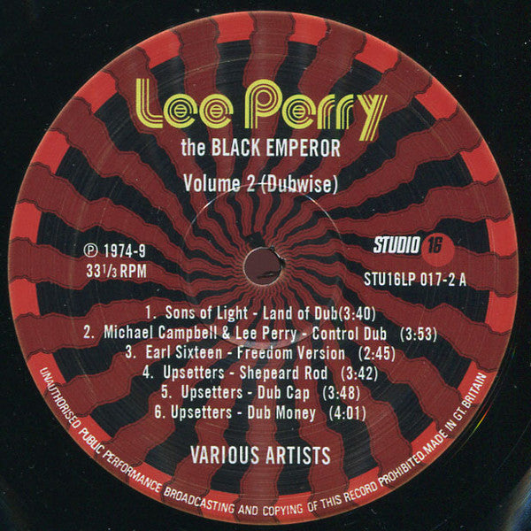 Various : Lee Perry The Black Emperor Vol.2 Dubwise (LP, Album, Comp)