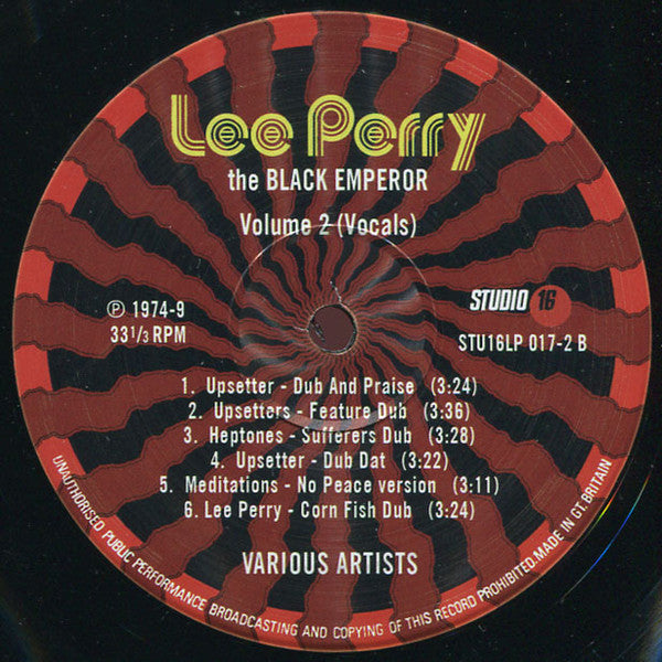 Various : Lee Perry The Black Emperor Vol.2 Dubwise (LP, Album, Comp)