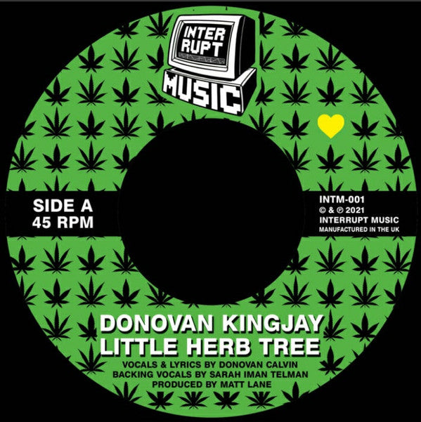 Donovan King Jay, Interrupt (6) : Little Herb Tree / Little Herb Dub (7", Single, Ltd, Num)