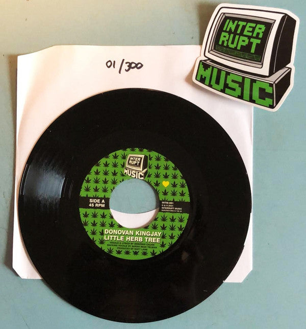 Donovan King Jay, Interrupt (6) : Little Herb Tree / Little Herb Dub (7", Single, Ltd, Num)