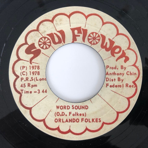Orlando Folkes : Word Sound (7", RP, Unofficial)