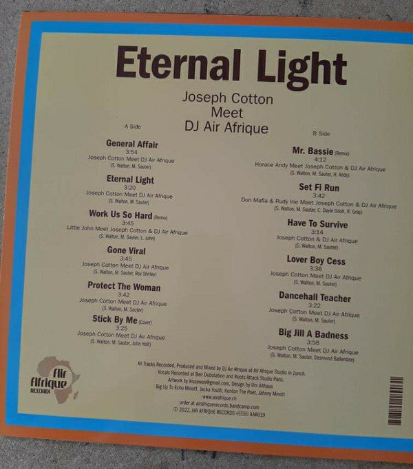 Joseph Cotton Meet DJ Air Afrique : Eternal Light (LP, Album)