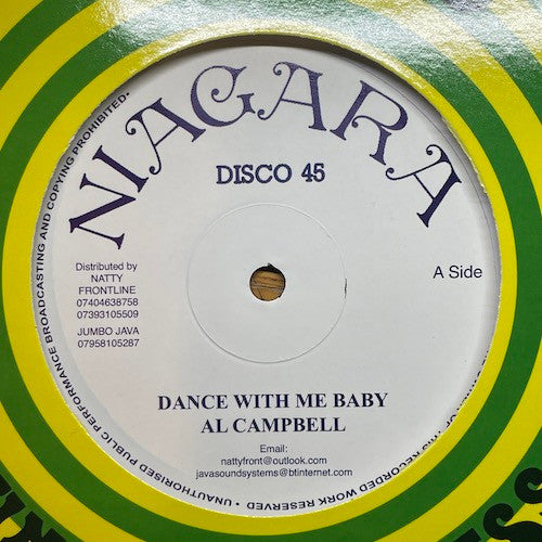 Al Campbell / Freddie McKay : Dance With Me Baby / Lonely Man (12", Single)