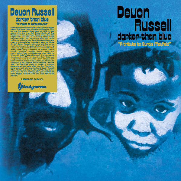 Devon Russell : Darker Than Blue (A Tribute To Curtis Mayfield) (LP, Album, Ltd, RE)