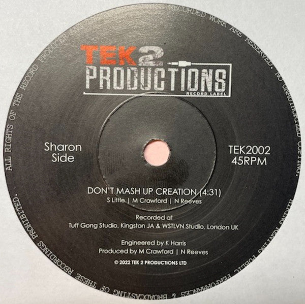 Sharon Little (2) : Don't Mash Up Creation (7", Single)