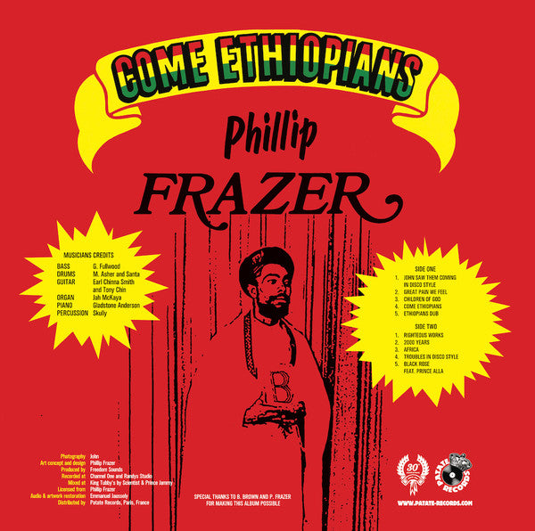 Phillip Fraser : Come Ethiopians (Deluxe Edition) (LP)