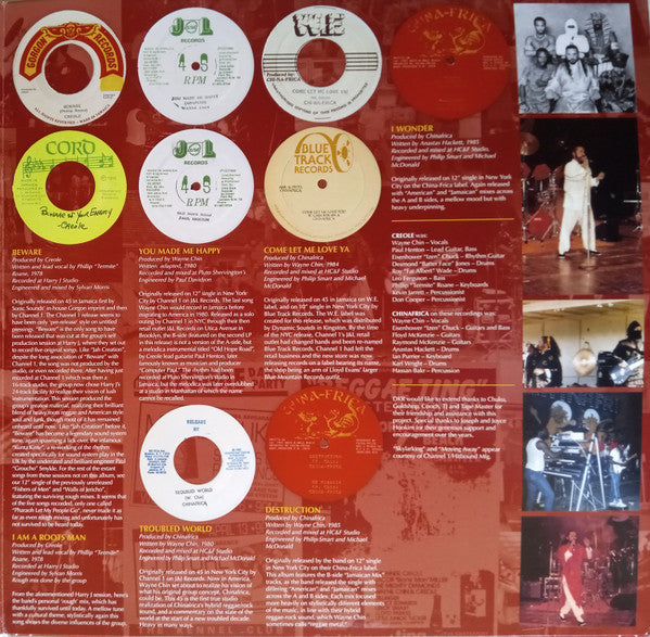 Creole And Chinafrica : Journey From Creation 1975-1985 (2xLP, Comp, Gat)