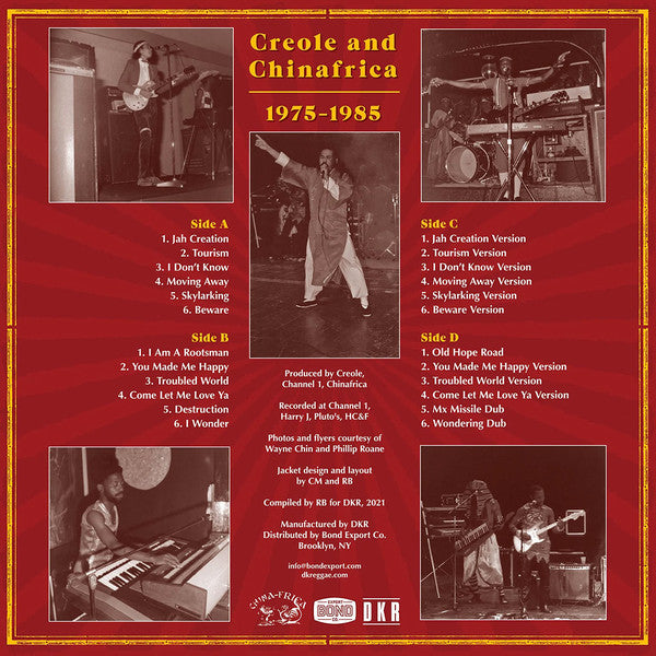 Creole And Chinafrica : Journey From Creation 1975-1985 (2xLP, Comp, Gat)