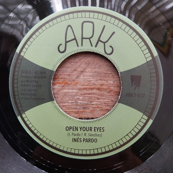 Inés Pardo, Lone Ark Riddim Force : Open Your Eyes / Open Your Dub (7", Single)