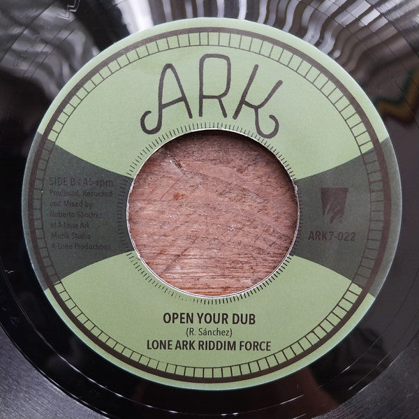 Inés Pardo, Lone Ark Riddim Force : Open Your Eyes / Open Your Dub (7", Single)