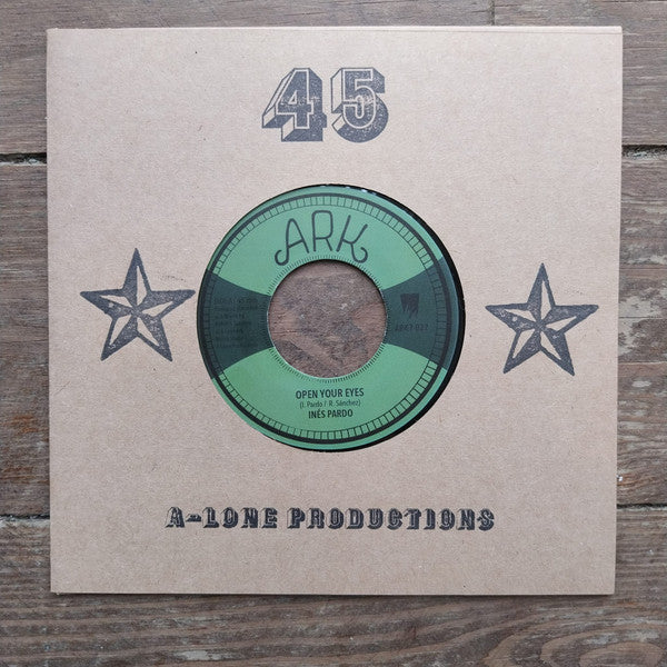 Inés Pardo, Lone Ark Riddim Force : Open Your Eyes / Open Your Dub (7", Single)