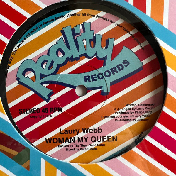 Laury Webb : Woman My Queen (12", RE)