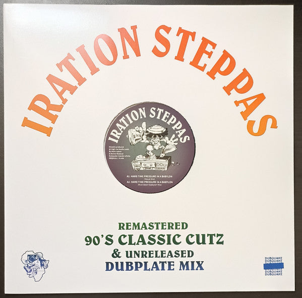 Iration Steppas : Hard Time Pressure In A Babylon (12")