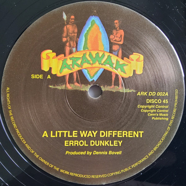 Errol Dunkley, Peabels*, Dreadful Julio : A Little Way Different / Positive Vibration / Differentah (12", Single, Dis)