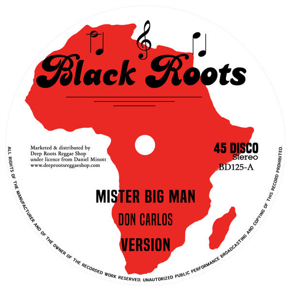 Don Carlos, Little John : Mister Big Man (12")