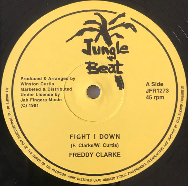 Freddy Clarke : Fight I Down (12", RE)