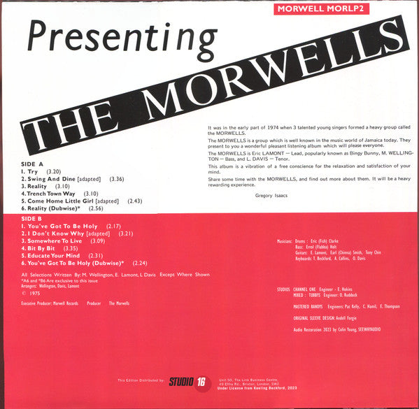 The Morwells : Presenting The Morwells (LP, RE)