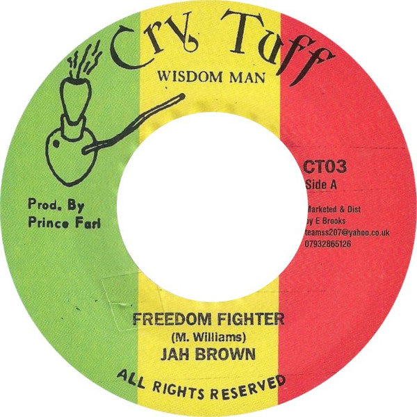 Jah Brown : Freedom Fighter (7", RP)