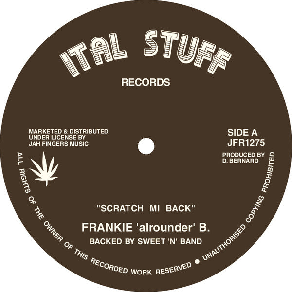 Frankie 'Alrounder' B* : Scratch Mi Back (12", RP)