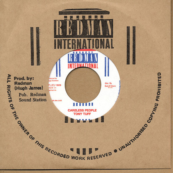 Tony Tuff / Steely & Clevie & Danny Browne : Careless People (7", RE)