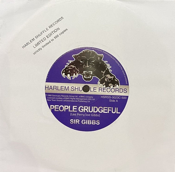 Sir Gibbs* : People Grudgeful  (7", Ltd)