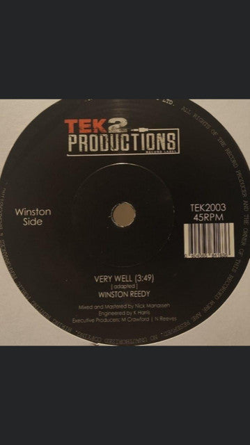 Winston Reedy : Very Well (7", Single)