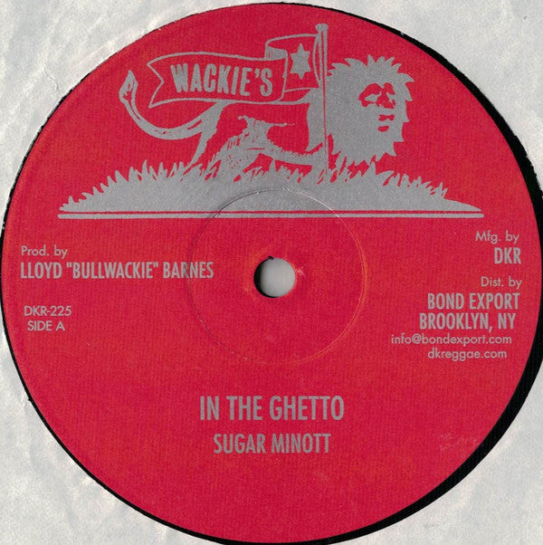 Sugar Minott / Calabash (3) & Fourth Generation Band : In The Ghetto / Zion Land (12", Single, RP)