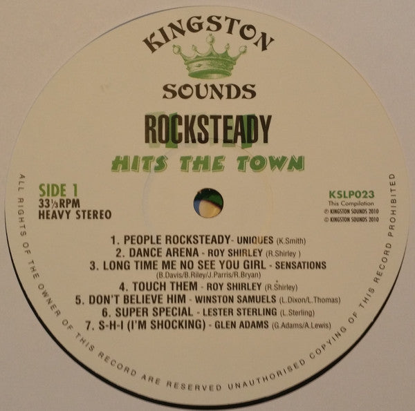 Various : Rocksteady Hits The Town (LP, Comp)