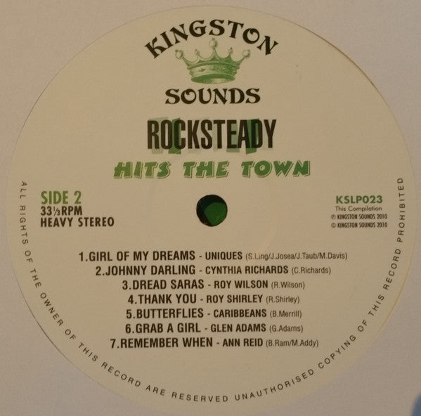 Various : Rocksteady Hits The Town (LP, Comp)