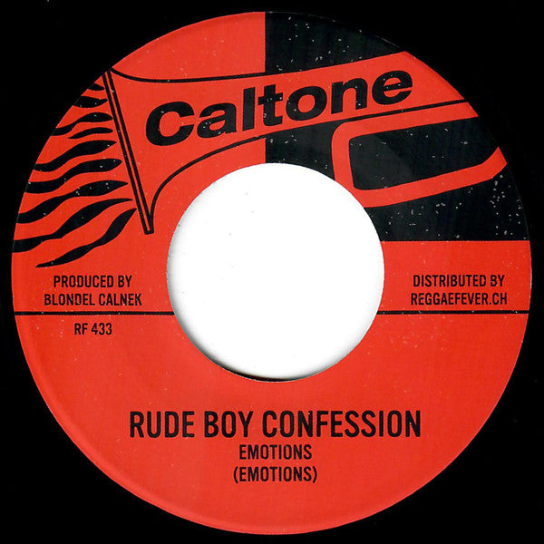 Emotions*, Roy Shirley : Rude Boy Confession / Get On The Ball (7", RE)