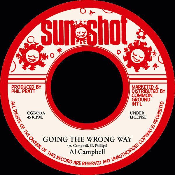 Al Campbell : Going The Wrong Way (7", RE)