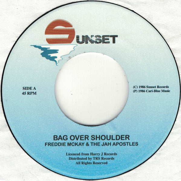 Freddie McKay & The Jah Apostles* : Bag Over Shoulder (7", RE)