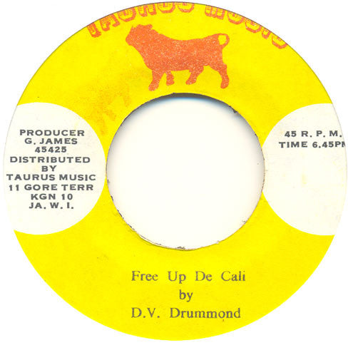 Donovan Drummond : Free Up De Cali (7")