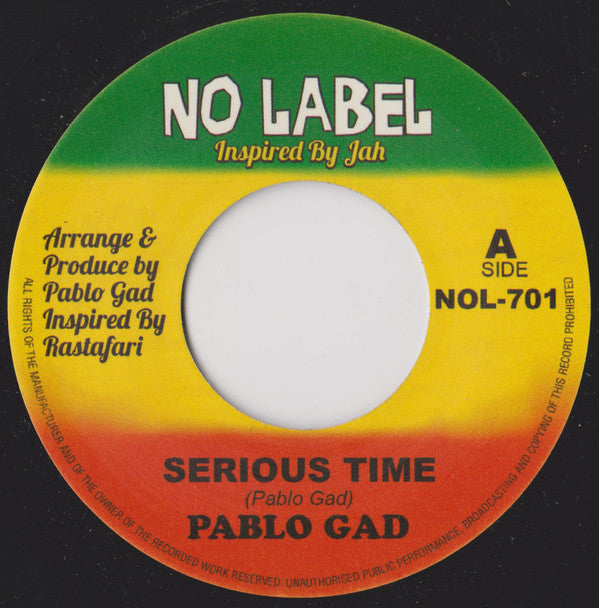 Pablo Gad : Serious Time (7")