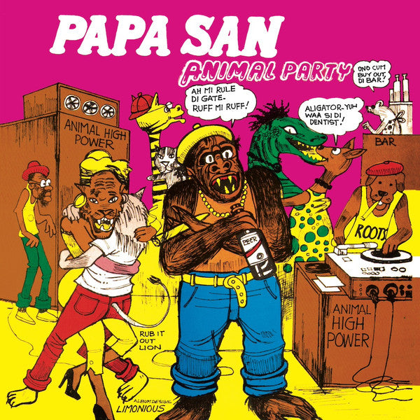 Papa San : Animal Party (LP, Album)