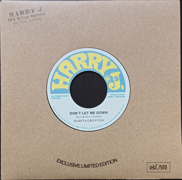 Marcia Griffiths / King Cannon : Don't Let Me Down / What Happen Man (7", Ltd, RE, Han)