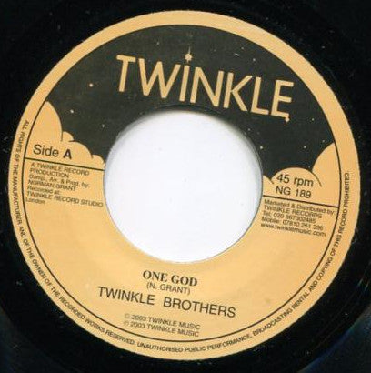 Twinkle Brothers : One God (7")