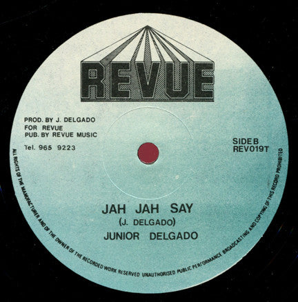 Junior Delgado : Tichen / Jah Jah Say (12")